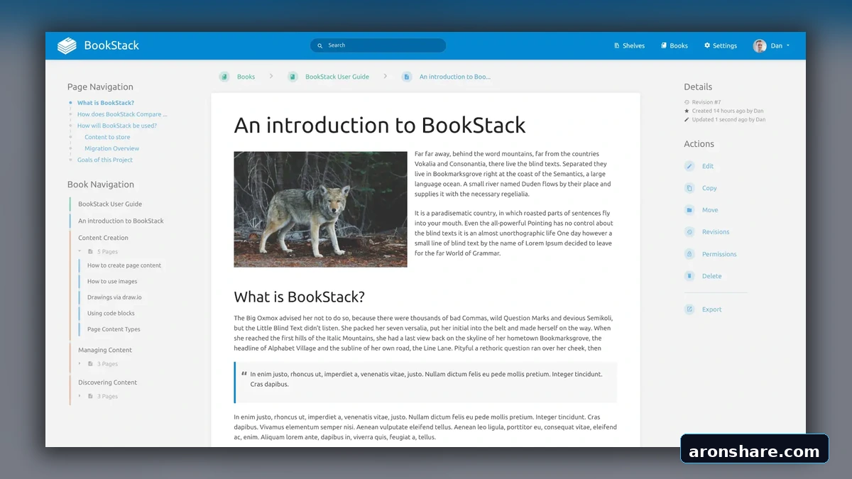 BookStack 让团队把操作流程写成找得到的工作手册