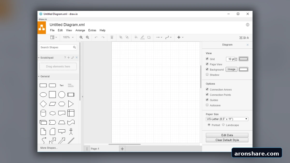 draw.io 帮你把工作流程画清楚并保留可修改的图文件